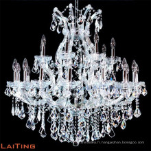 Lustre en cristal transparent bougie lustre de cuisine LT-85523